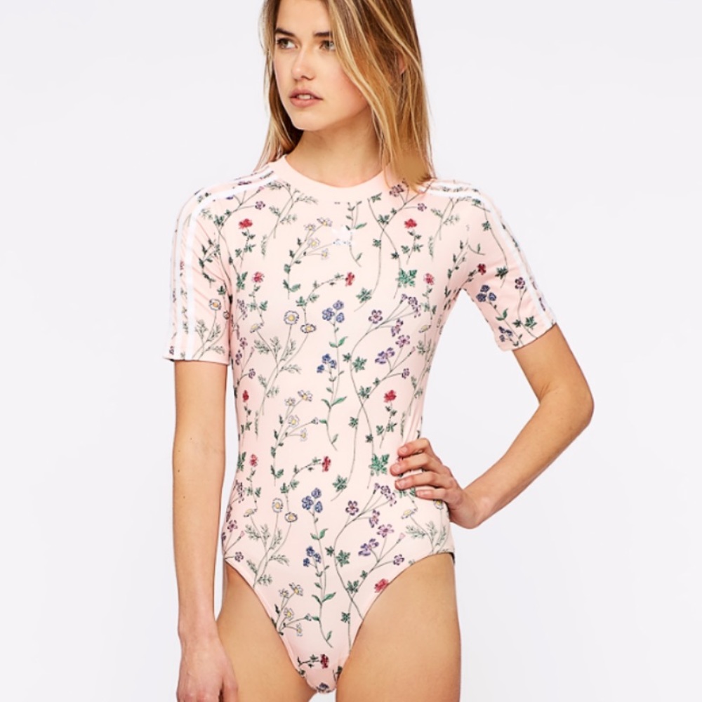 Adidas Floral Bodysuit